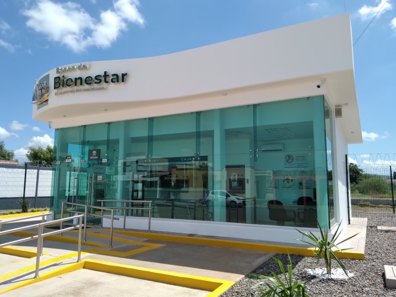 1 de 6 Bancos Bienestar operando en Cajeme