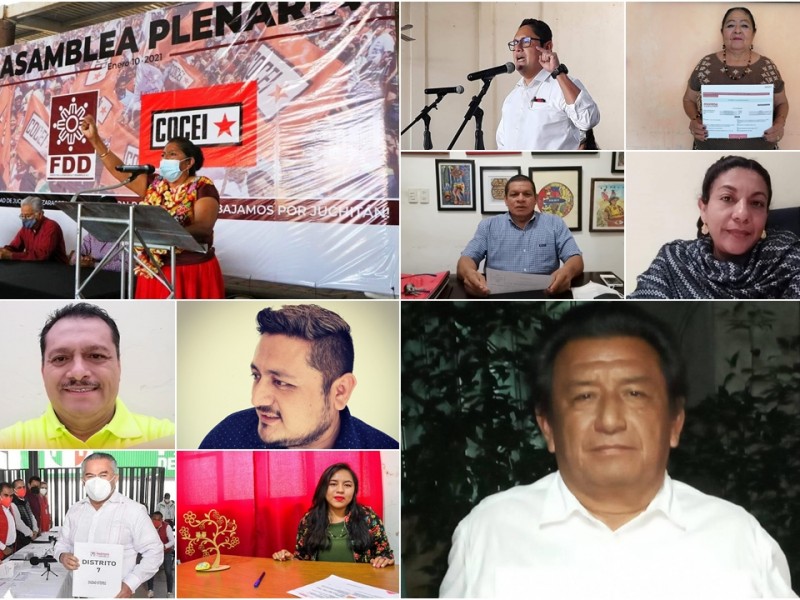 10 aspirantes buscan candidaturas para la presidencia municipal de Juchitán