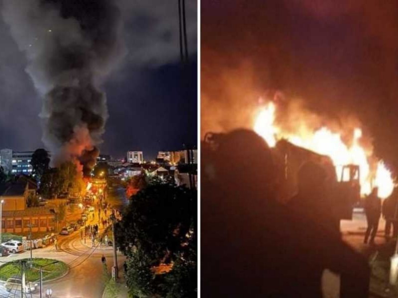 10 fallecidos tras incendio en hospital Covid-19 en Macedonia