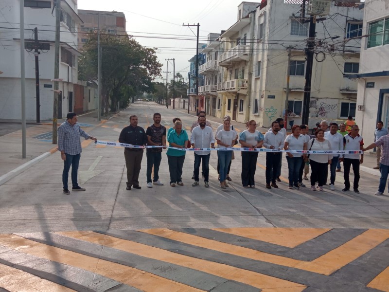 10 mdp en rehabilitación de calle en Veracruz