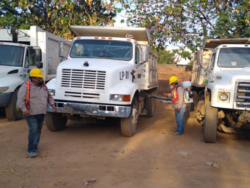 10 trabajadores de limpia como probables casos Covid en Tehuantepec