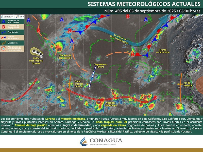 100% de probabilidad de lluvias este viernes en Toluca