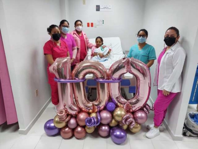 100 nacimientos se han registrado en Clínica de Parto Humanizado