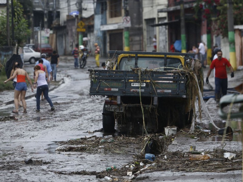 11 muertos por Intensas lluvias en Sao Paulo