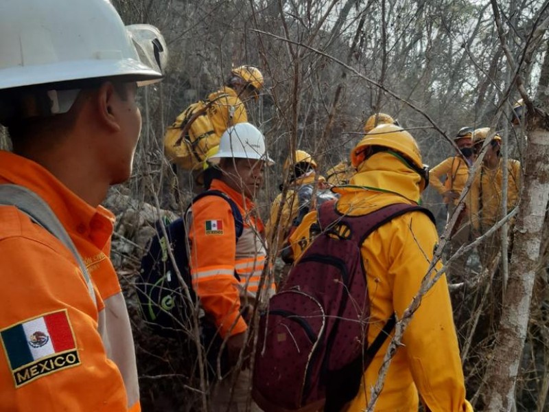 12 incendios activos combaten autoridades en Chiapas