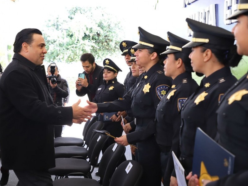 13 nuevos Policías Preventivos y de Reacción para Querétaro