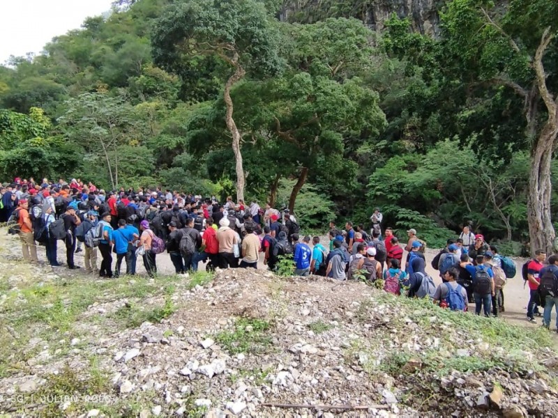 140 mil migrantes han transitado en un mes en Chiapas