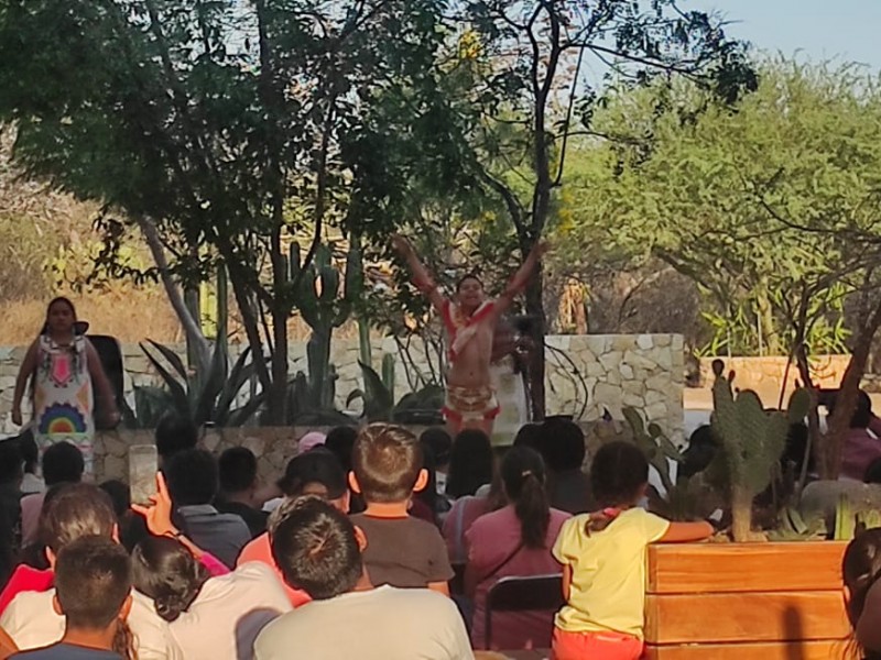 146 espectadores por evento infantil, tuvo Zona Arqueológica Tehuacán Viejo