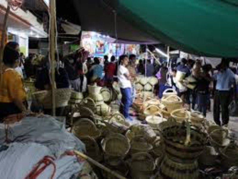 15 de octubre primer mercado de Dia de Muertos: Ajalpan