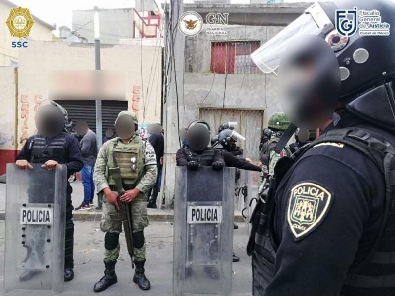 15 detenidos durante operativo en Cdmx