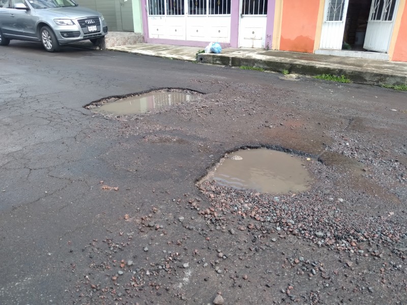 15 días duró bacheada la calle Limantour