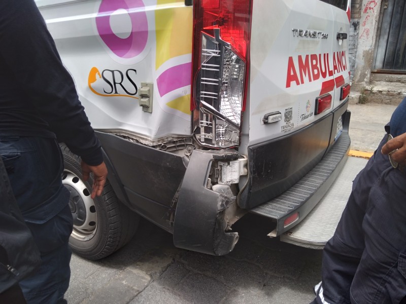 15 días sin ambulancia se mantuvo Protección Civil tras choque