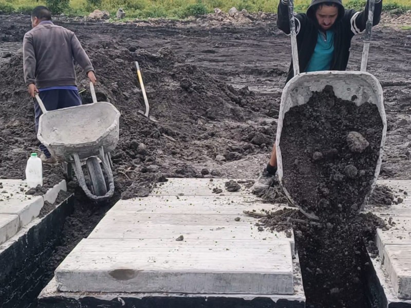 153 gavetas listas en el panteón de Ario de Rayón