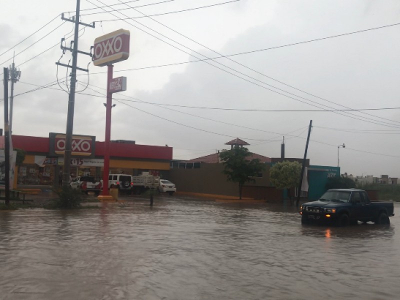 📹 156 mm de lluvia en Los Mochis