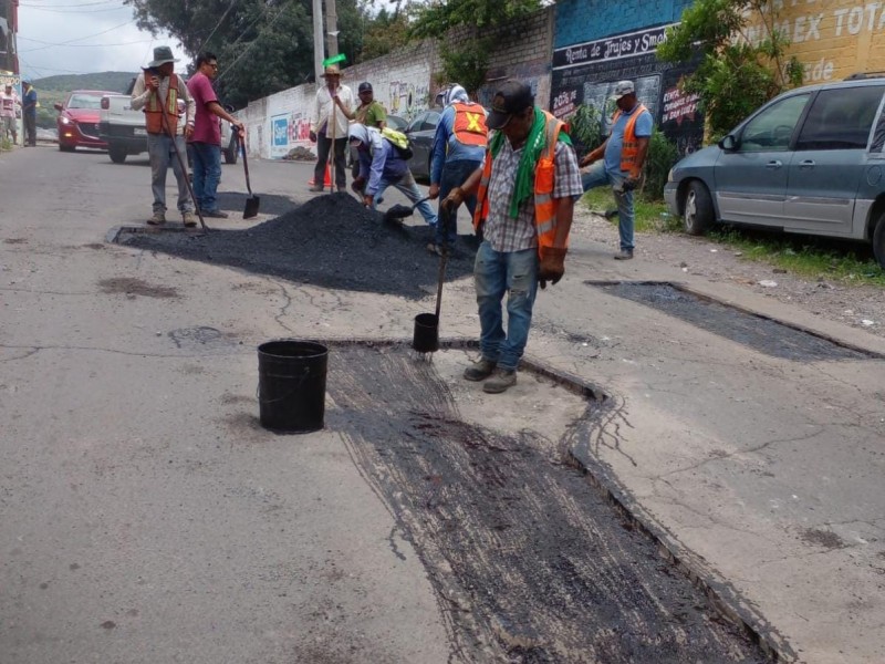 16 colonias son bacheadas está semana en Tepic