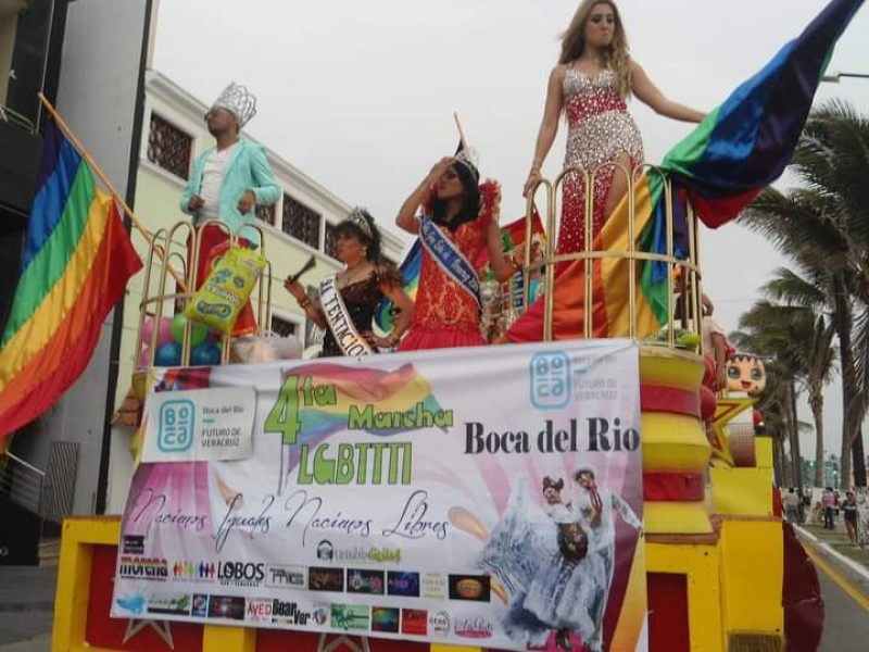 16 de julio marcha del orgullo gay en Veracruz-Boca