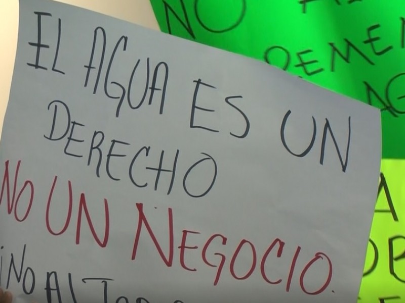 165 ciudadanos impugnan el incremento del agua en Jiapaz