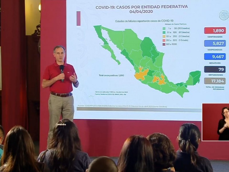 19 defunciones más por COVID-19 en México