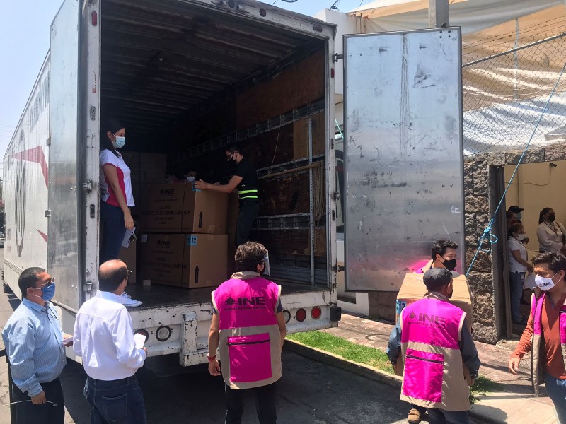 19 toneladas de material electoral llegarán a Puebla para elecciones