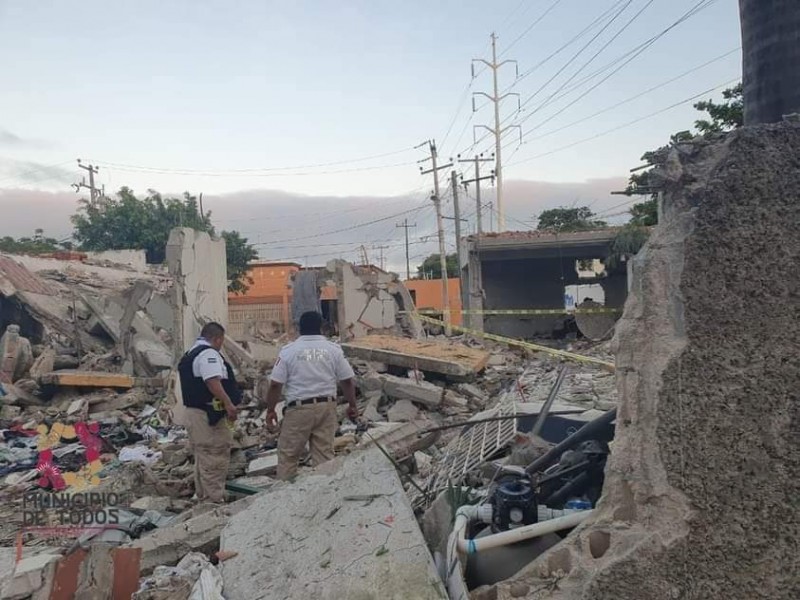 2 fallecidos por explosión en vivienda en Cd. del Carmen,Campeche