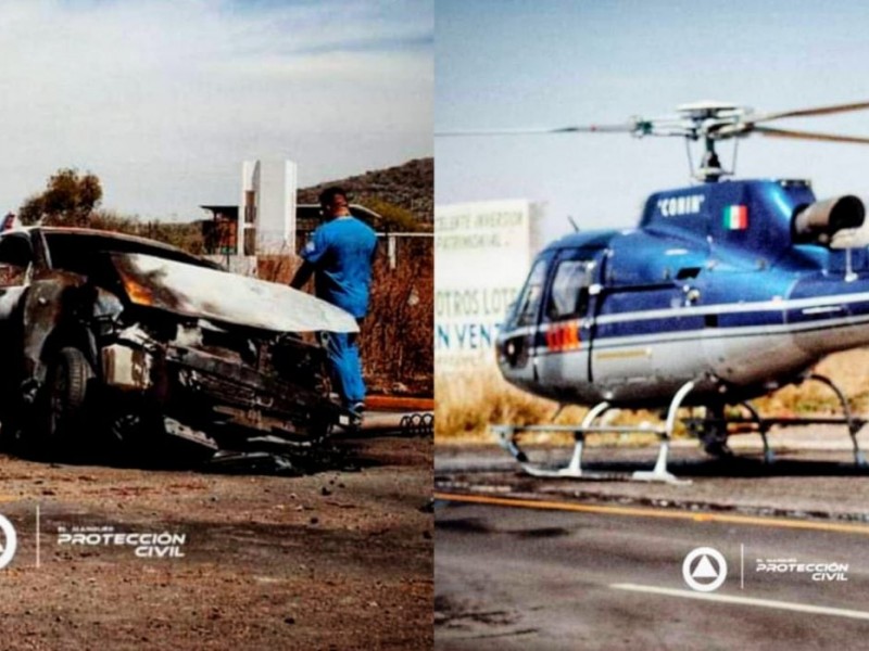 2 menores muertos y 2 graves tras accidente automovilístico