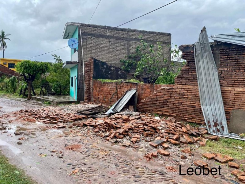 20 viviendas afectadas en Tecuala tras recientes lluvias
