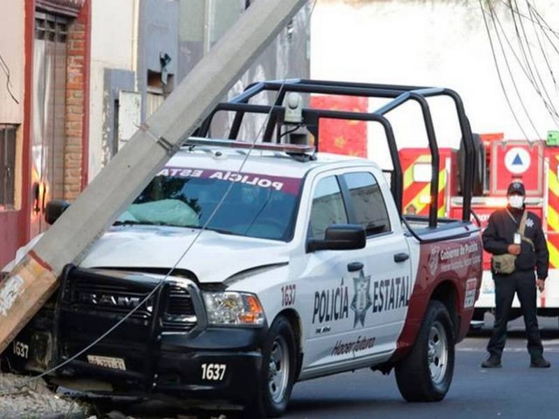 208 patrullas estatales han sido chocadas en Puebla