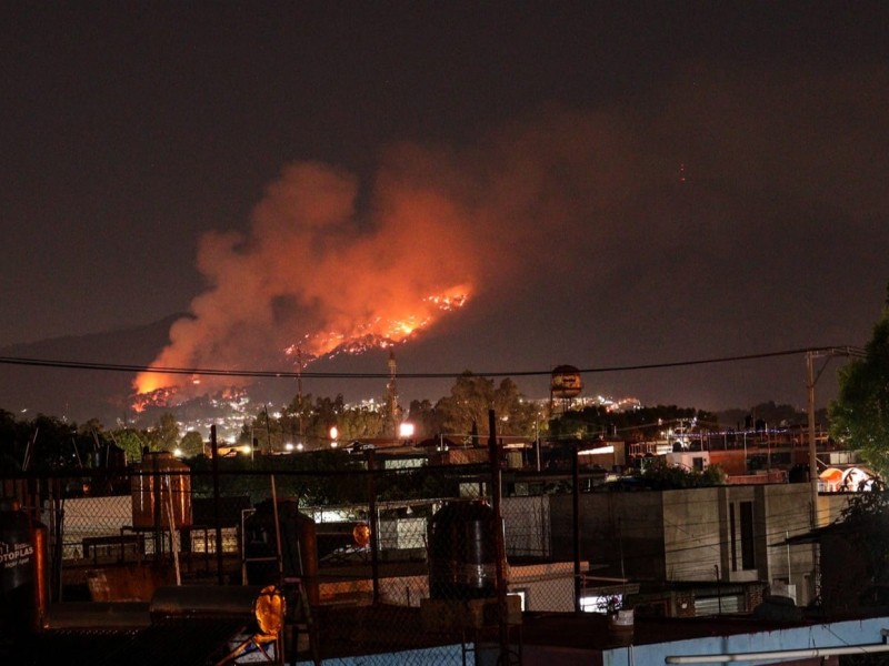 2.3 hectáreas afectadas en incendio en Uruapan