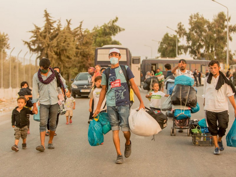 243 migrantes dan positivo a Covid-19 en campo de refugiados