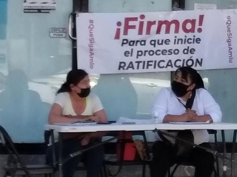 25 de diciembre, límite para firmar por revocación de mandato