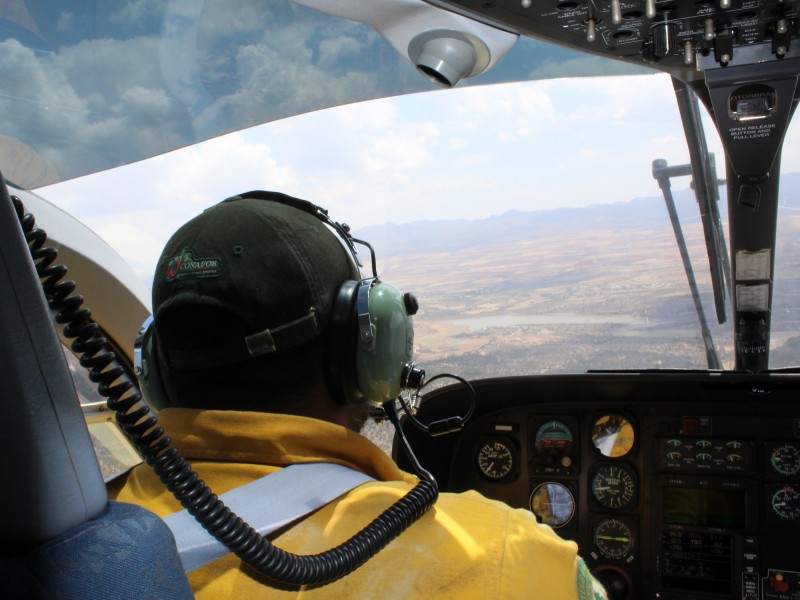 25 días combatiendo incendio en Jiménez del Teúl