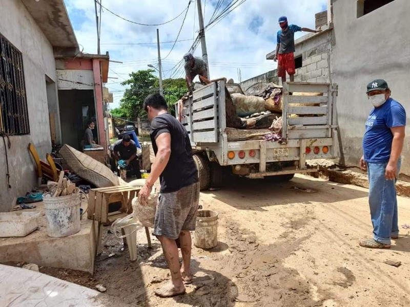 2500 casas resultaron afectadas por lluvias en La Ventosa