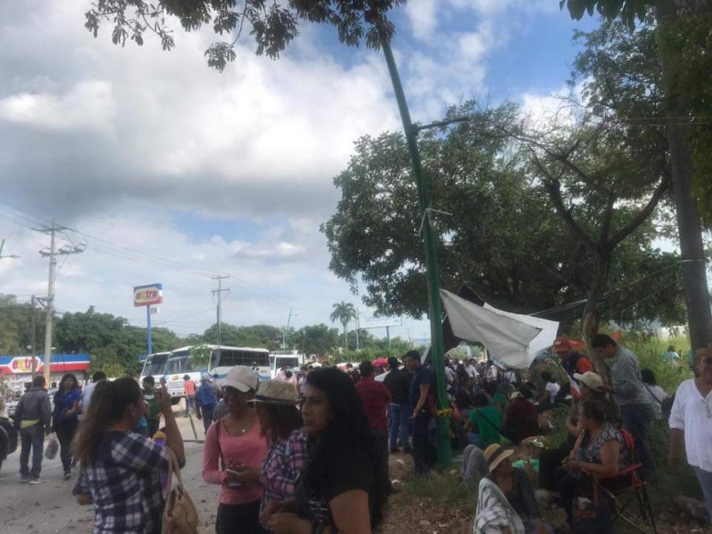 27 bloqueos activos en Chiapas