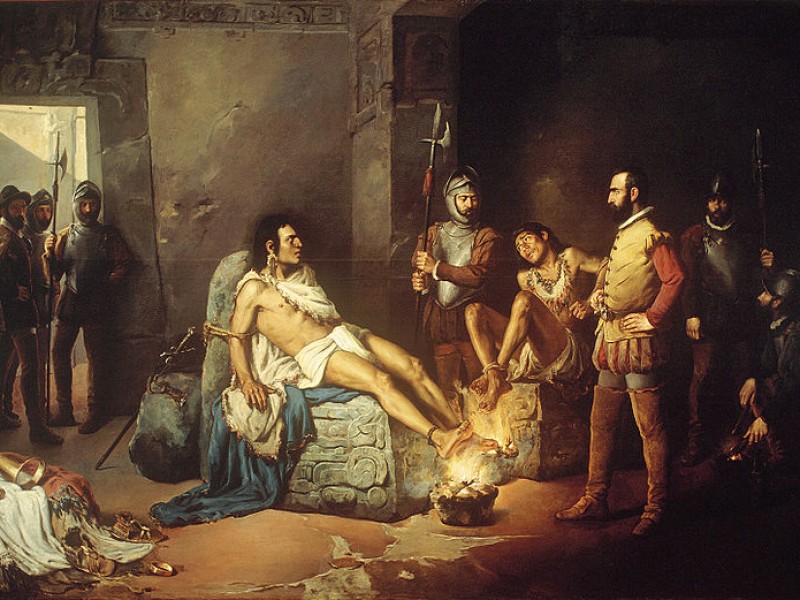 28 de febrero 1521 conmemoración de la muerte de Cuauhtémoc