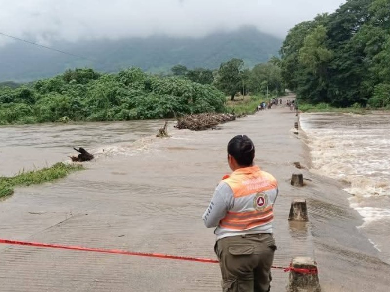 29 municipios de Chiapas afectados por fuertes lluvias