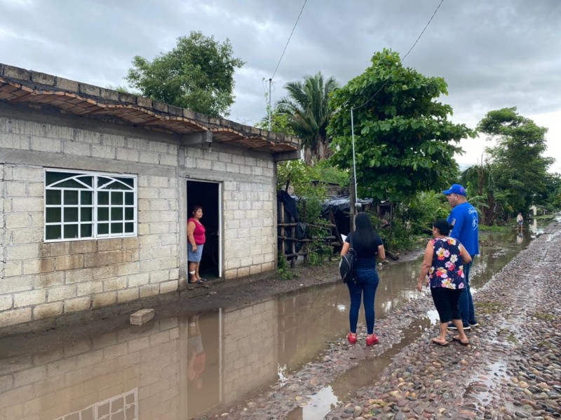 Tres comunidades se han inundado en San Blas por lluvias