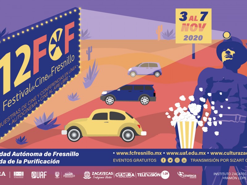 3 de noviembre iniciará Festival de Cine en Fresnillo