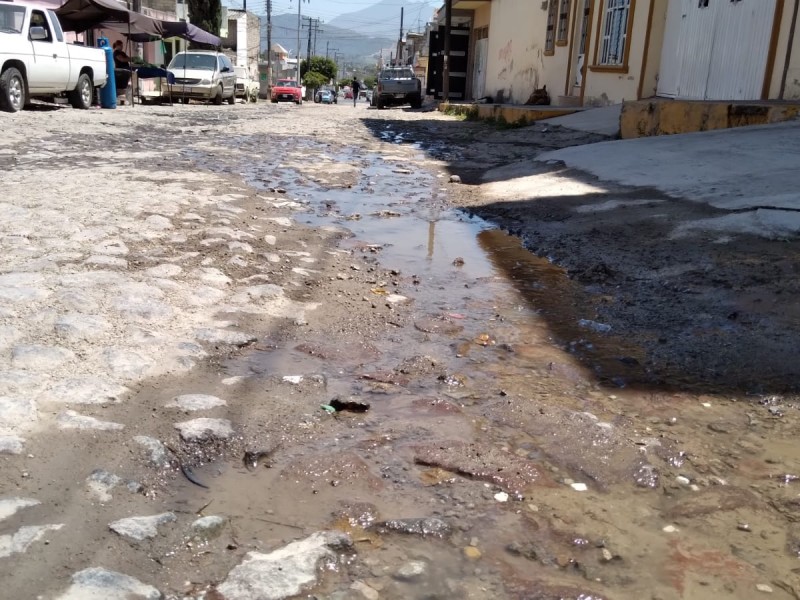 3 fugas de agua potable en Colonia López Mateos