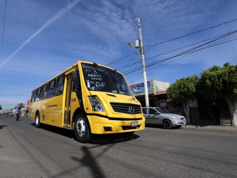 3 rutas más del programa de transporte gratuito Acercándote