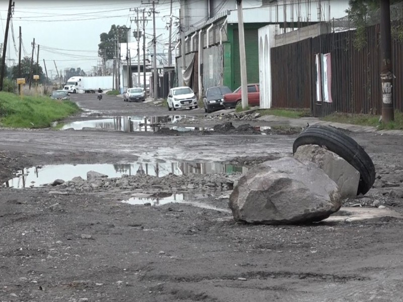 30% de calles en zona industrial Lerma deplorable, gobierno municipal pedirá financiar