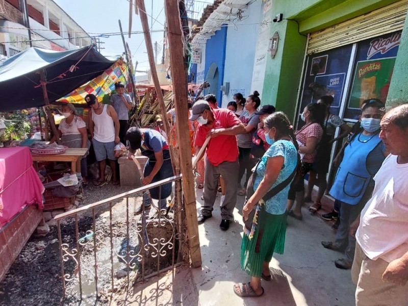 30 días más durará obra de drenaje en Tehuantepec