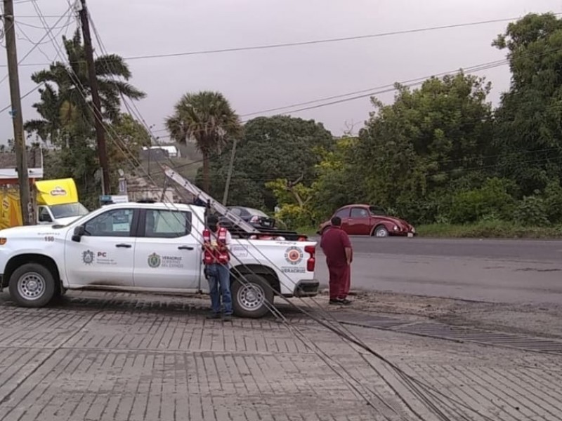 37 municipios de Veracruz afectados por el Frente Frío 23