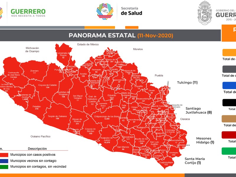 37 nuevos casos y 17 muertos más por COVID-19