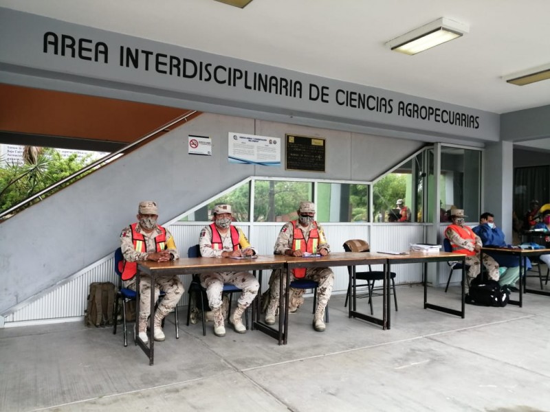 38 personas se trasladaron al albergue de la UABCS