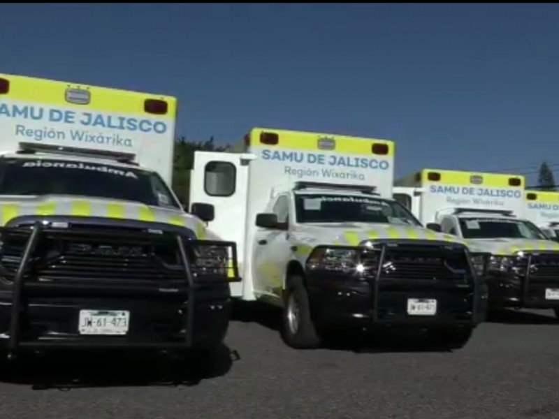 4 ambulancias 4x4 fortalecerán atención a comunidades Wixárikas en Jalisco