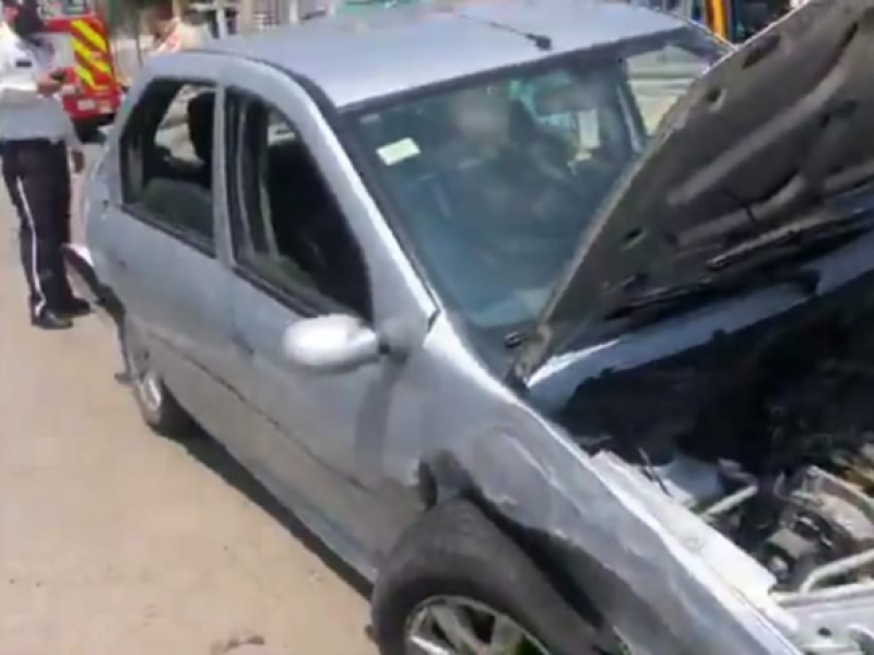 4 heridos tras un choque en López Mateos Sur