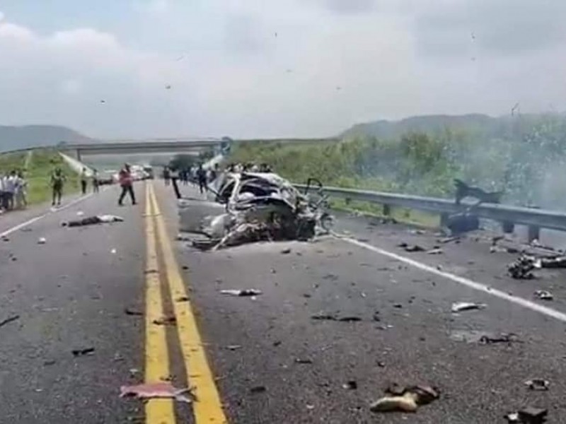 4 muertos deja accidente carretero en Chiapas