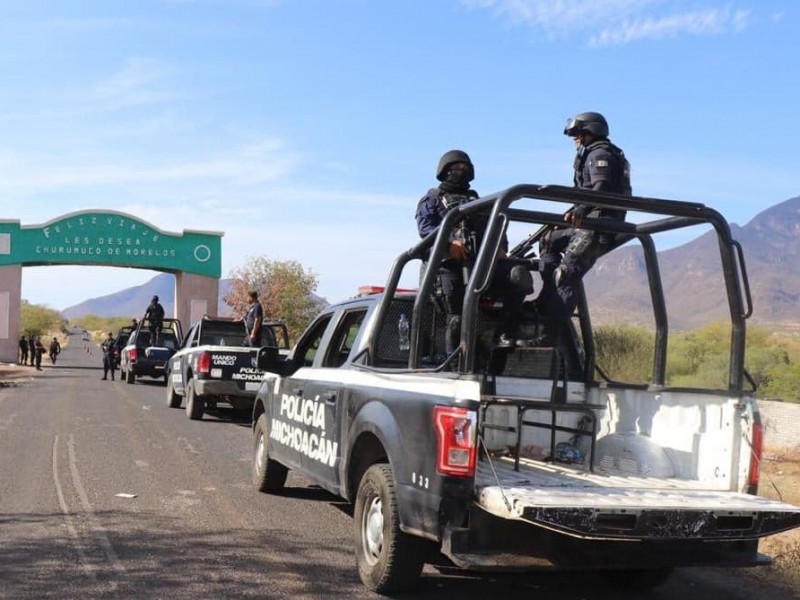 4 policías desaparecidos tras enfrentamiento en Churumuco