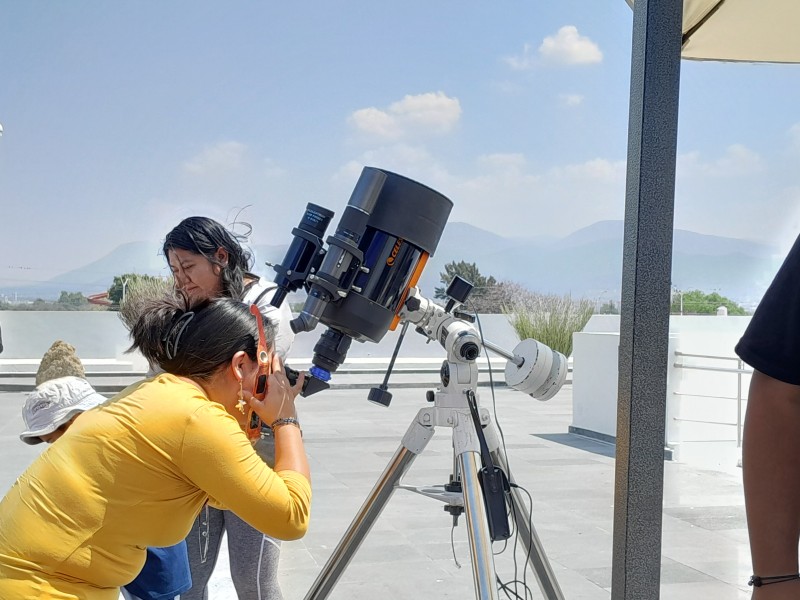 4 puntos se habilitaron para visualizar el eclipse