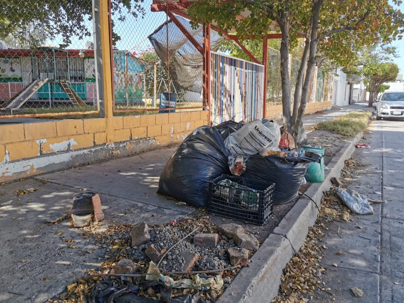 40 Escuelas sin reactivarse por problemática en recolección de básura